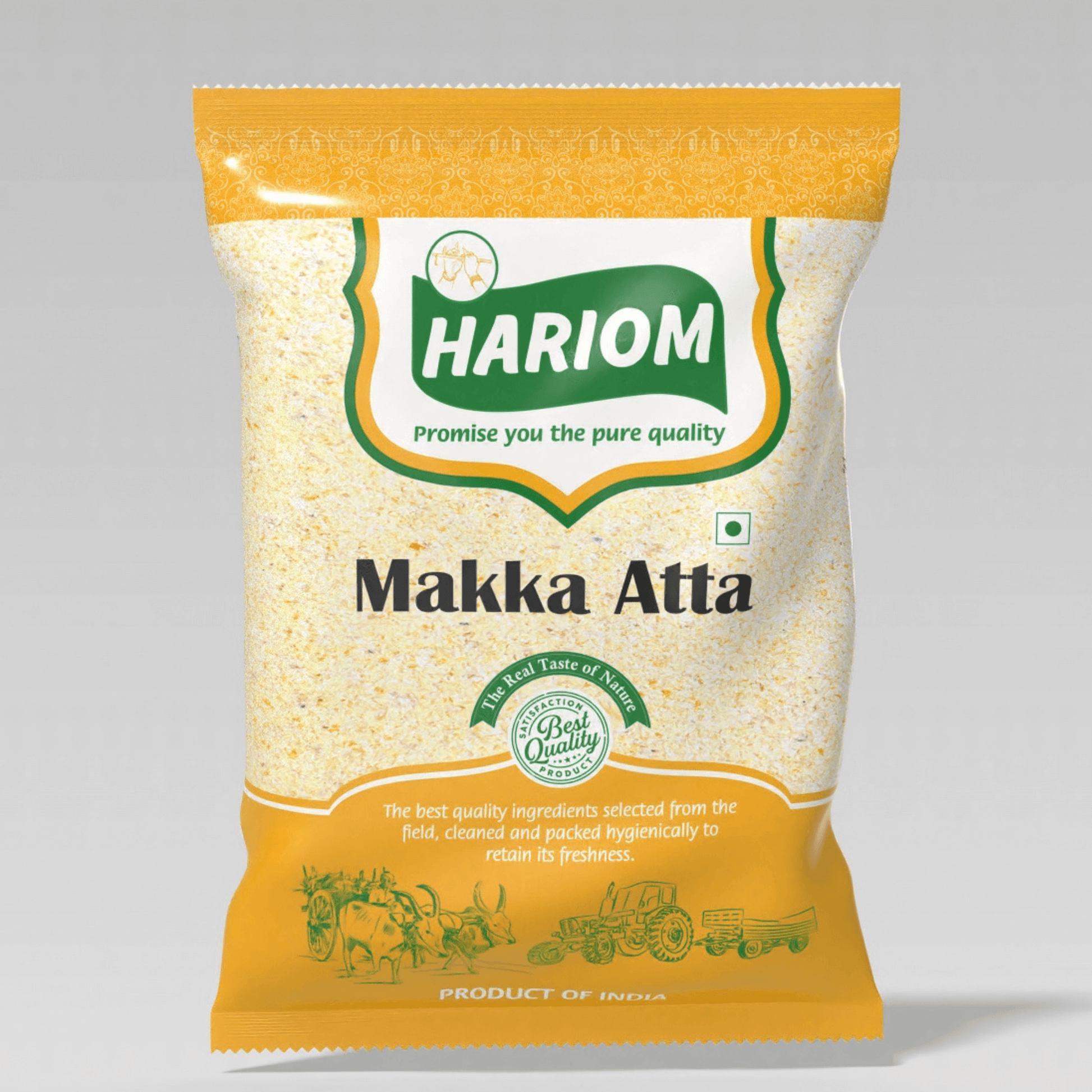 Makka Atta Rs. 30.0 Good for Heart Health: Contains unsaturated fats which may help maintain heart health.Makka Atta (Maize Flour) is a gluten-free flour made from finely milled corn, commonly used in Indian households, especially in winter. It is rich in