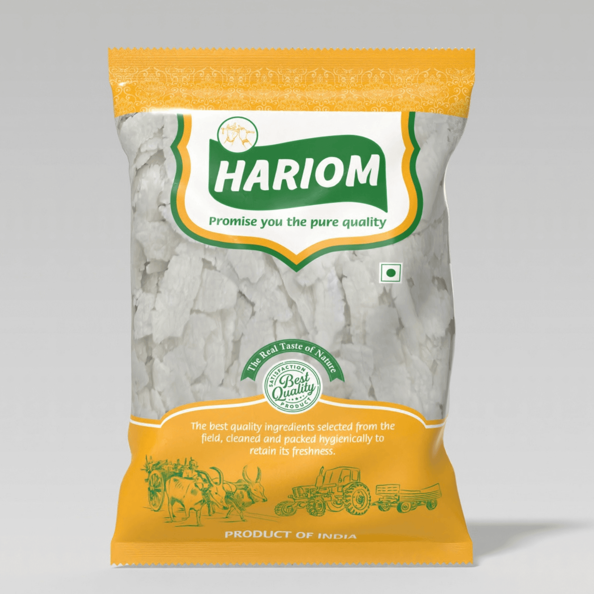 Poha Special Bihar Rs. 63.0 Poha Special Bihar Hariom is a premium flattened rice sourced from Bihar, known for its thicker flakes and rustic texture. A staple for traditional breakfasts and snacks, it offers a wholesome, hearty taste with quick cooking c